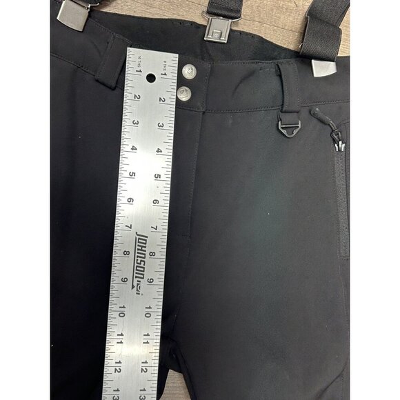 Killtec Ski Snow Pants Women's Size 8 Level 5 Detachable Straps Black Waterproof - Picture 11 of 13